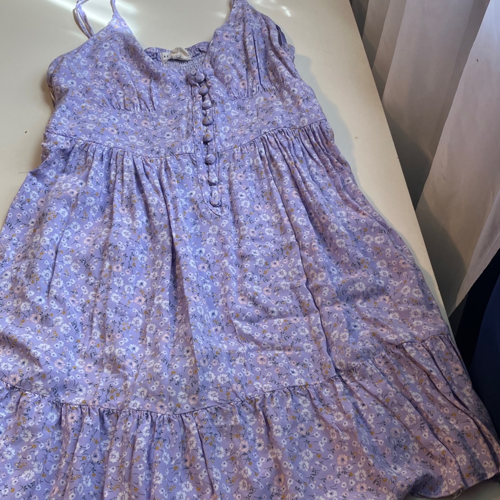 Aeropostale Lilac Floral Kids Dress